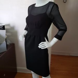 Talbots Black Sheath Cocktail Dress